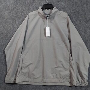 Southern Tide Pullover Jacket Mens 2XL Grey Shoreline Quarter Zip‎ Windbreaker
